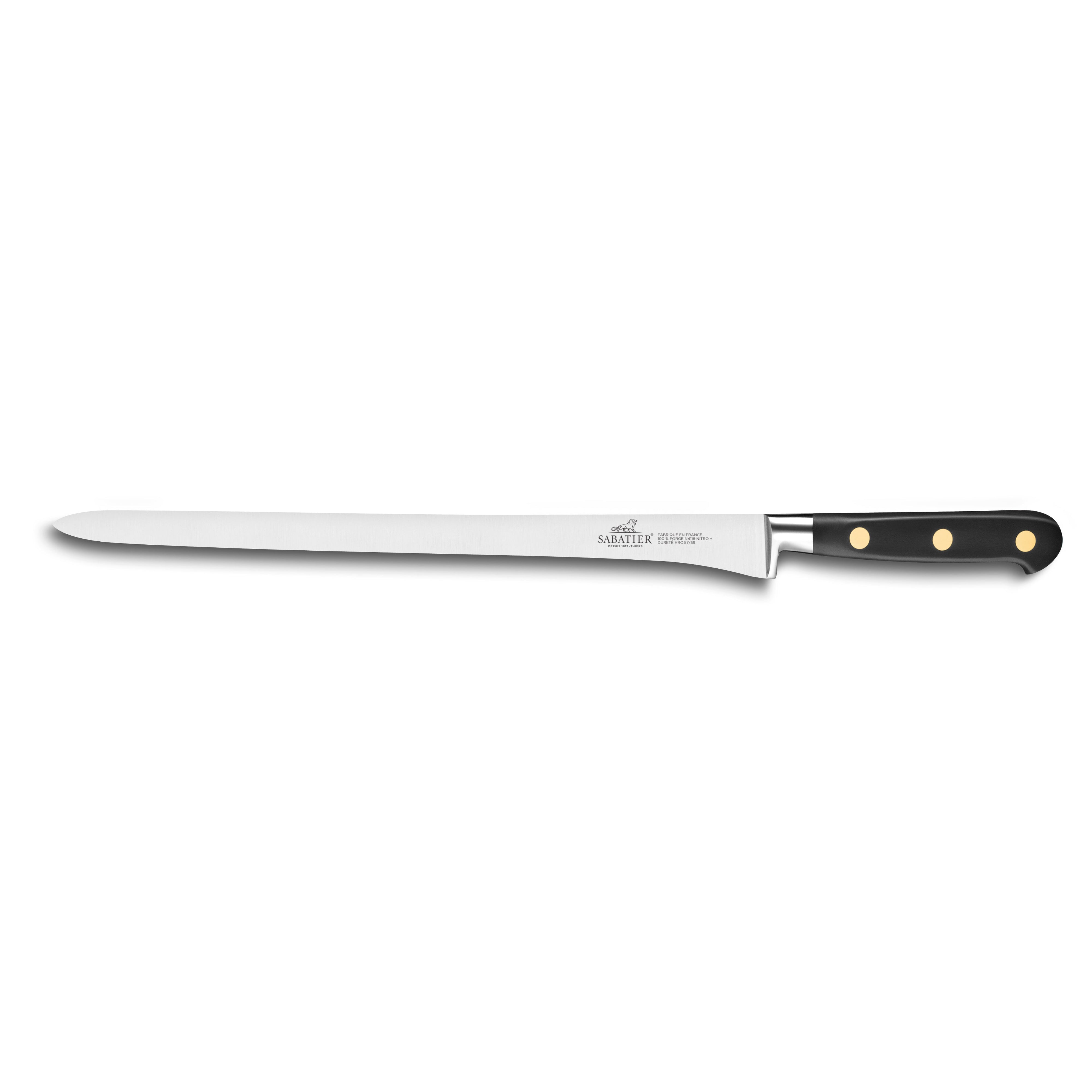Lion Sabatier 30cm Salmon Knife - Ideal Brass