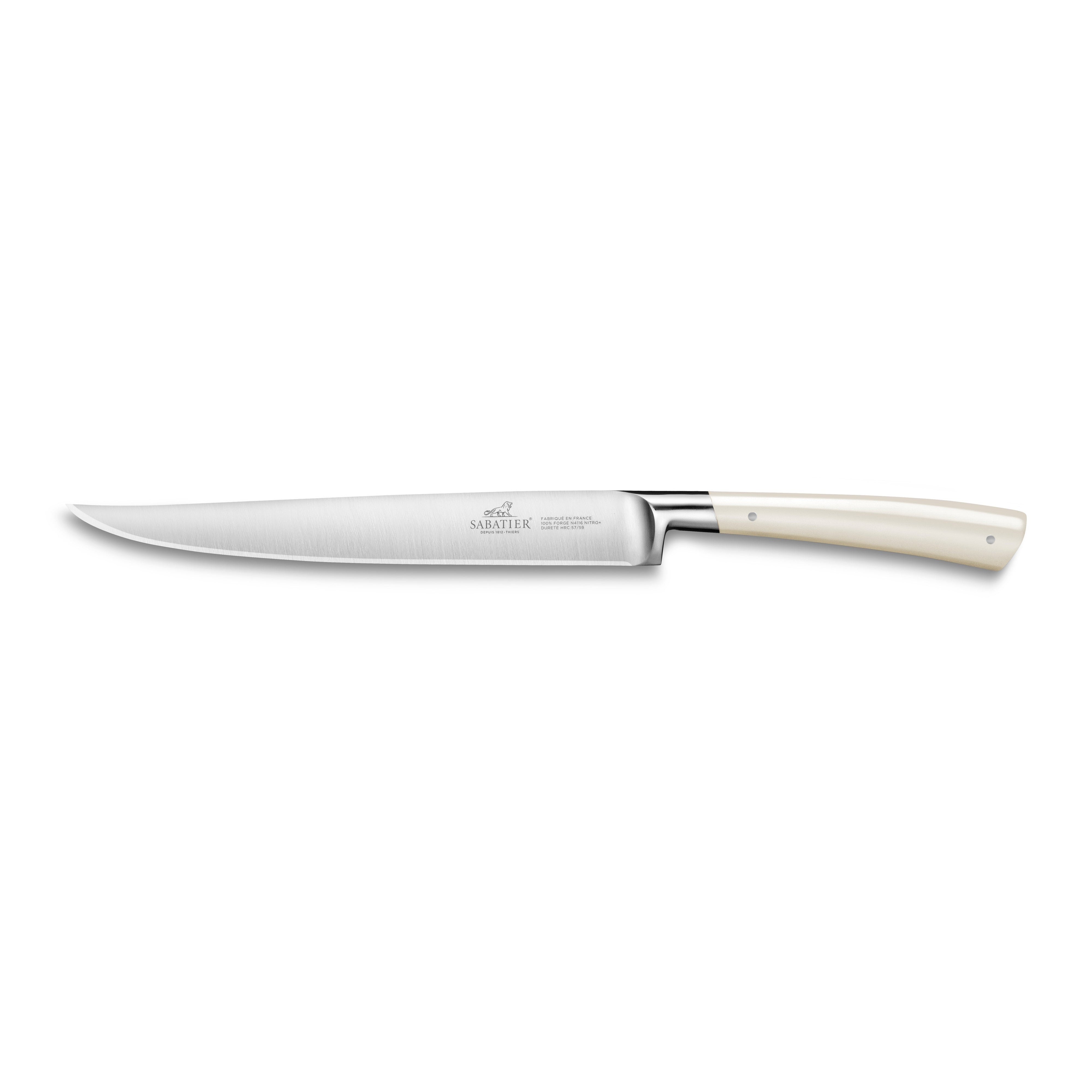 Lion Sabatier Yatagan Carving Knife 20cm - Edonist Ivory