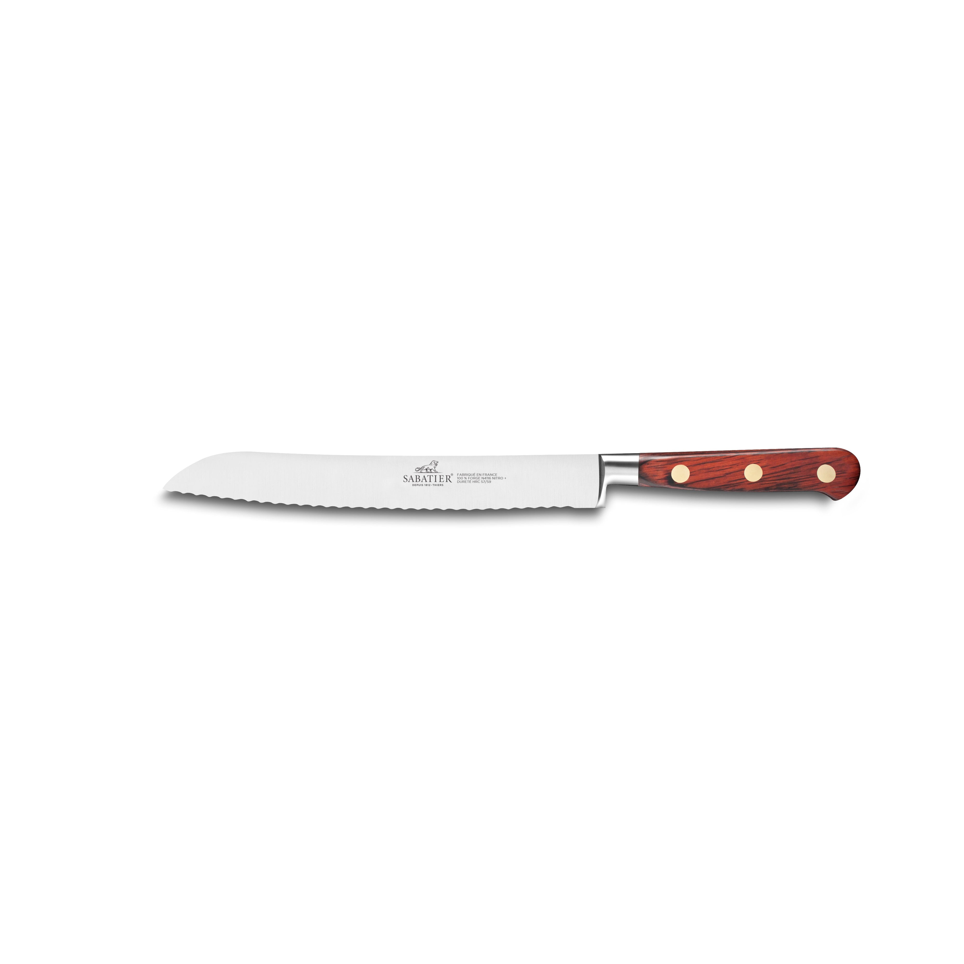 Lion Sabatier 20cm Bread Knife - Saveur Pakkawood by Lion Sabatier
