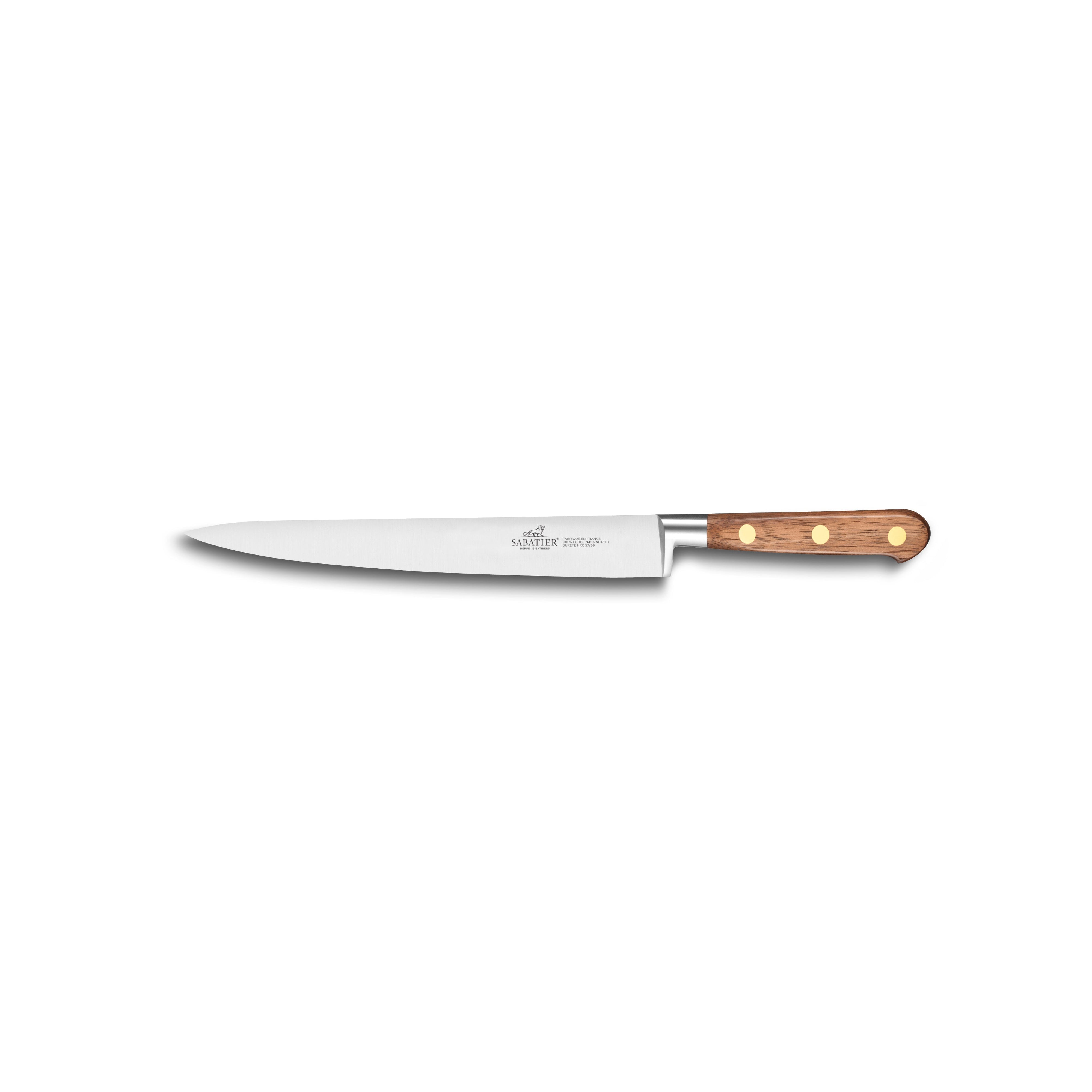 Lion Sabatier Slicing Knife 20cm - Perigord Walnut Wood by Lion Sabatier