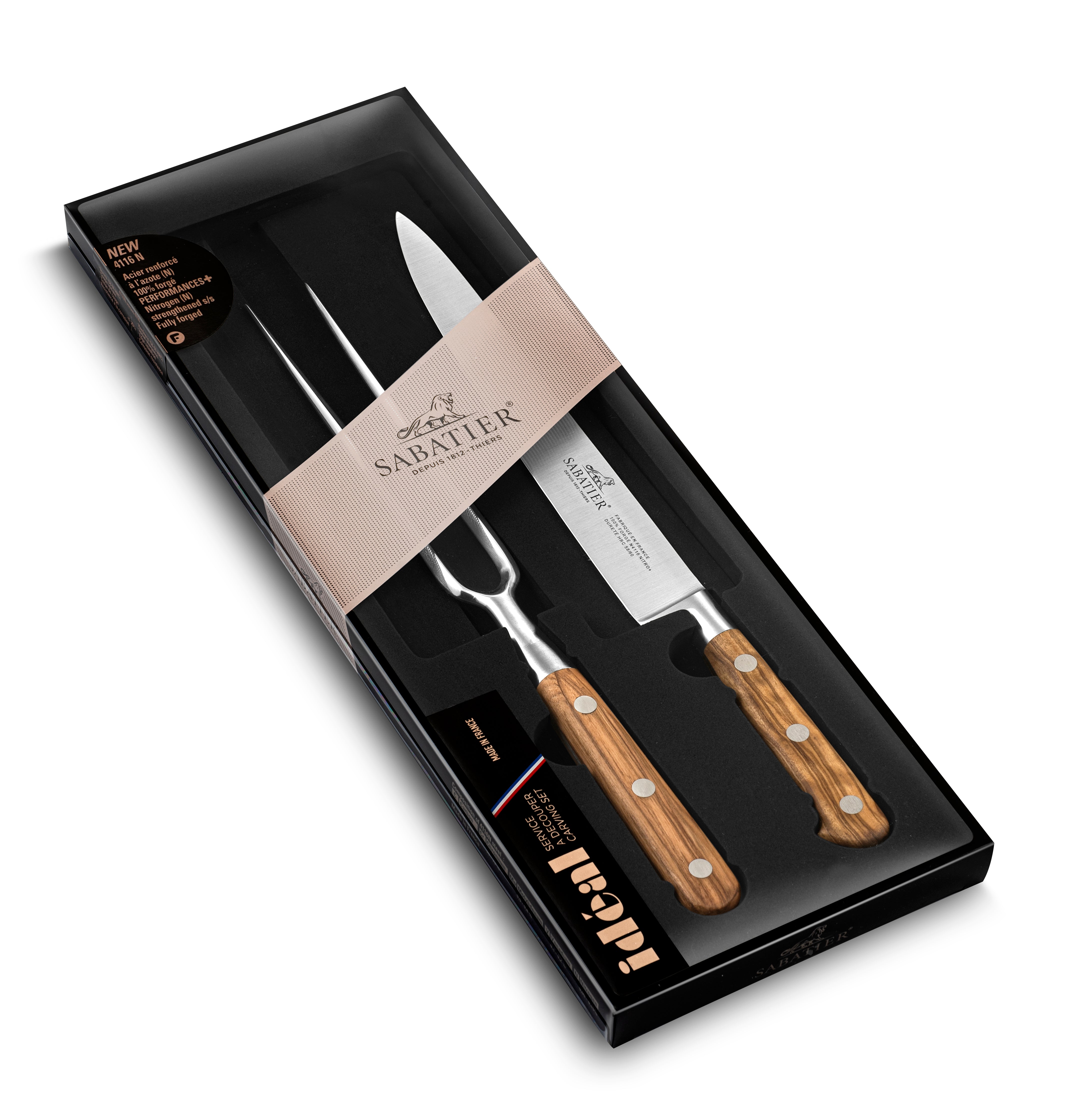 Lion Sabatier 2pc Carving Set - Ideal Provencao by Lion Sabatier