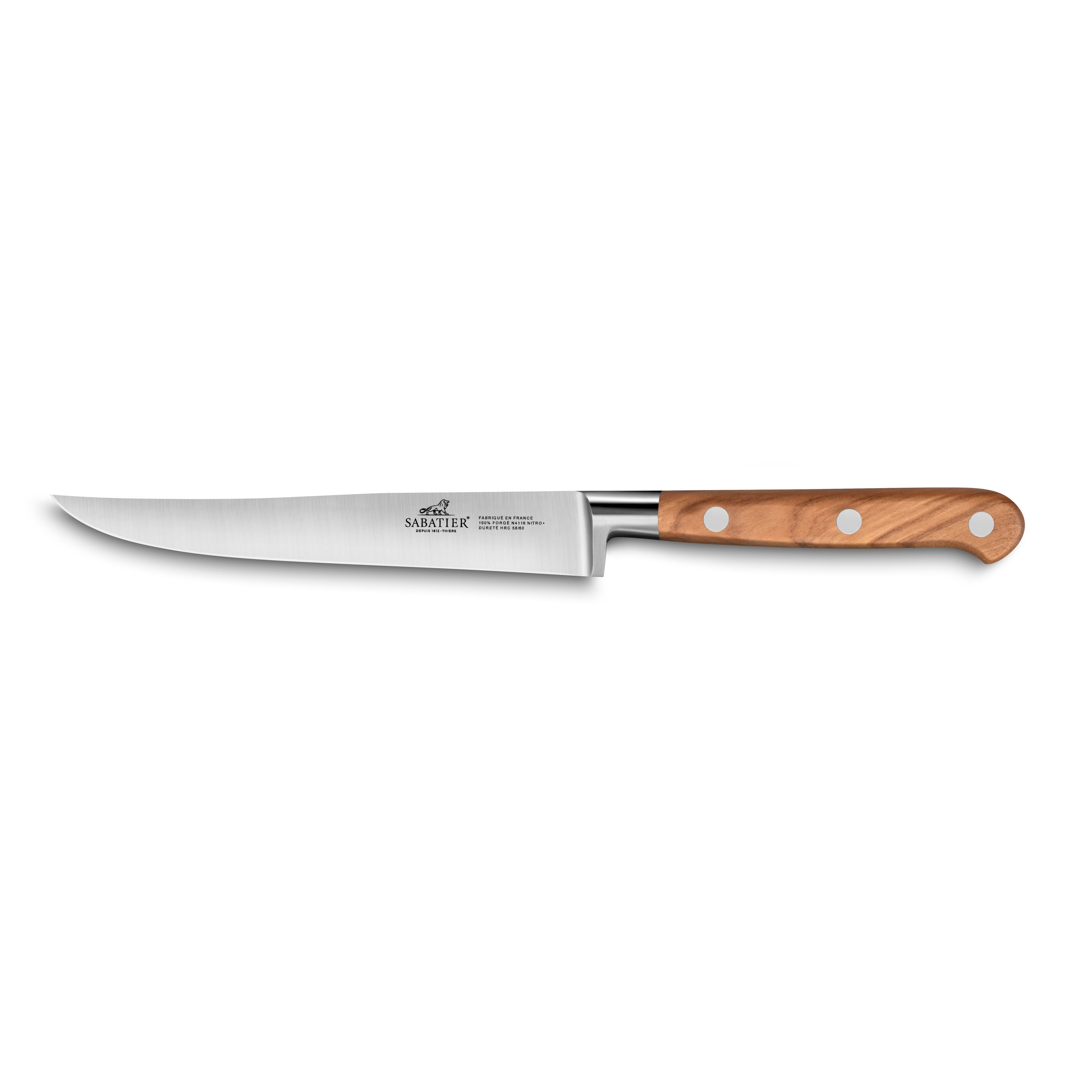 Lion Sabatier 13cm Steak Knife - Provencao Olivewood by Lion Sabatier