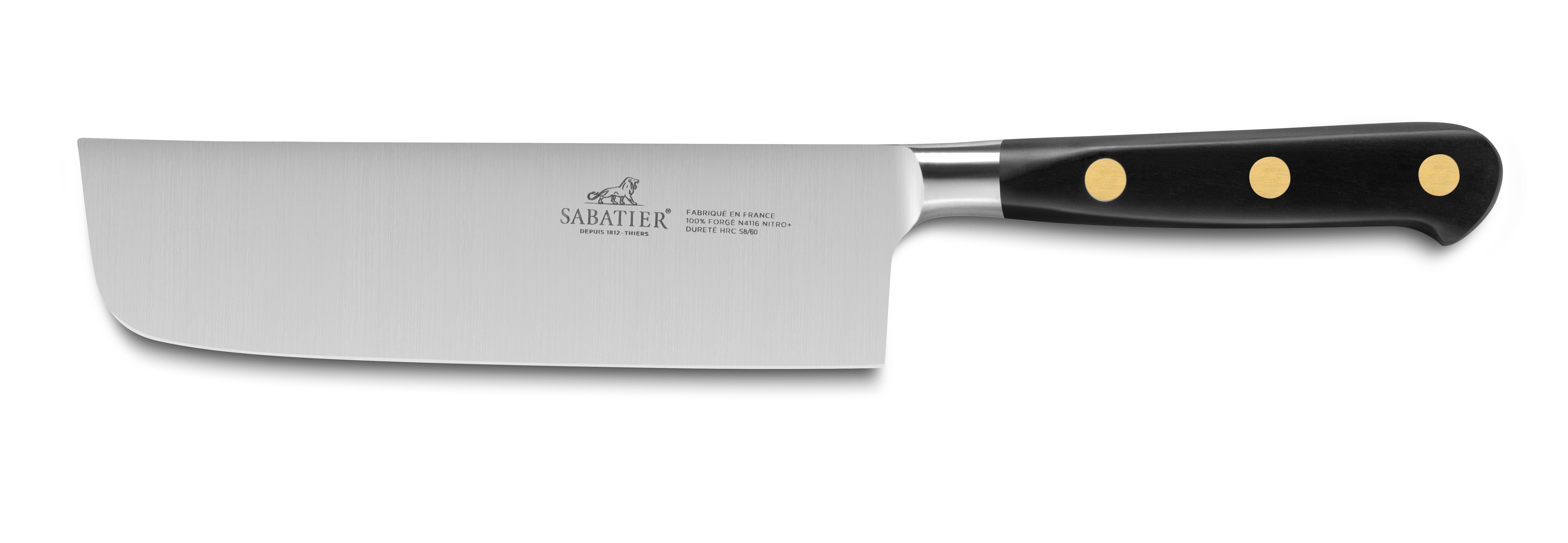 Lion Sabatier Ideal Brass 17cm Nakiri Knife by Lion Sabatier
