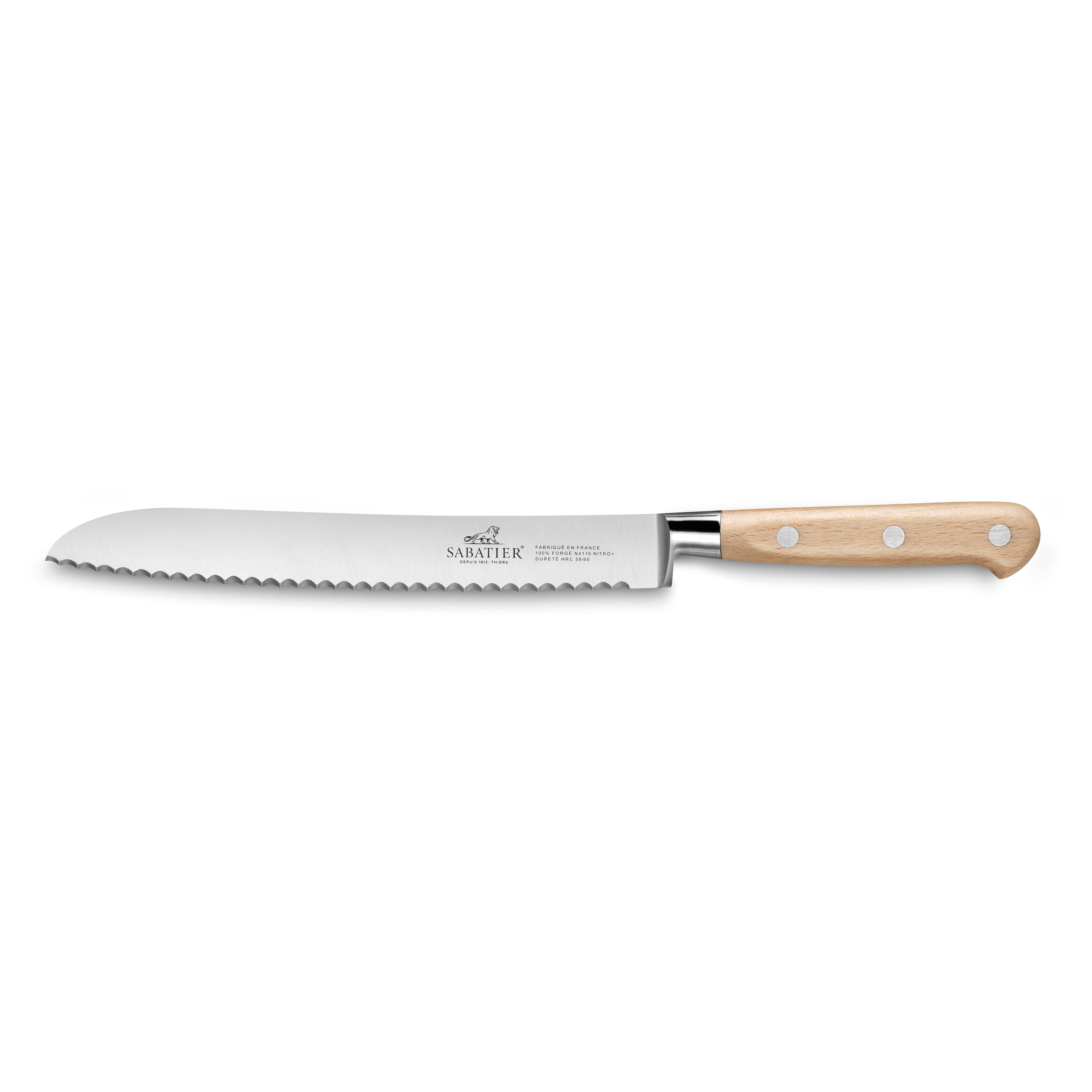 Lion Sabatier Bread Knife 20cm - Broceliande Beech Wood by Lion Sabatier