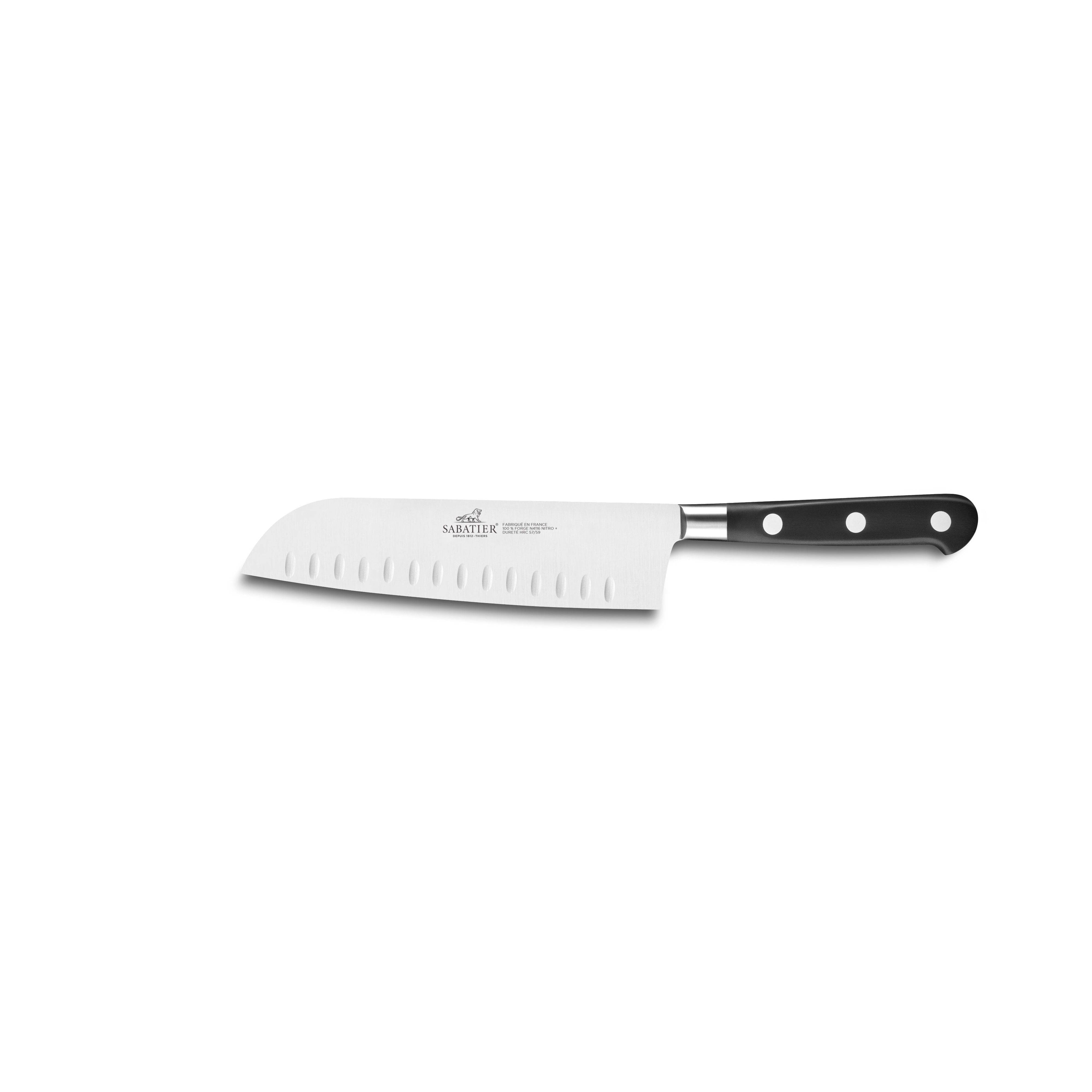 Lion Sabatier 2pc 10cm Paring, 18cm Santoku Knife Set - Ideal Steel by Lion Sabatier