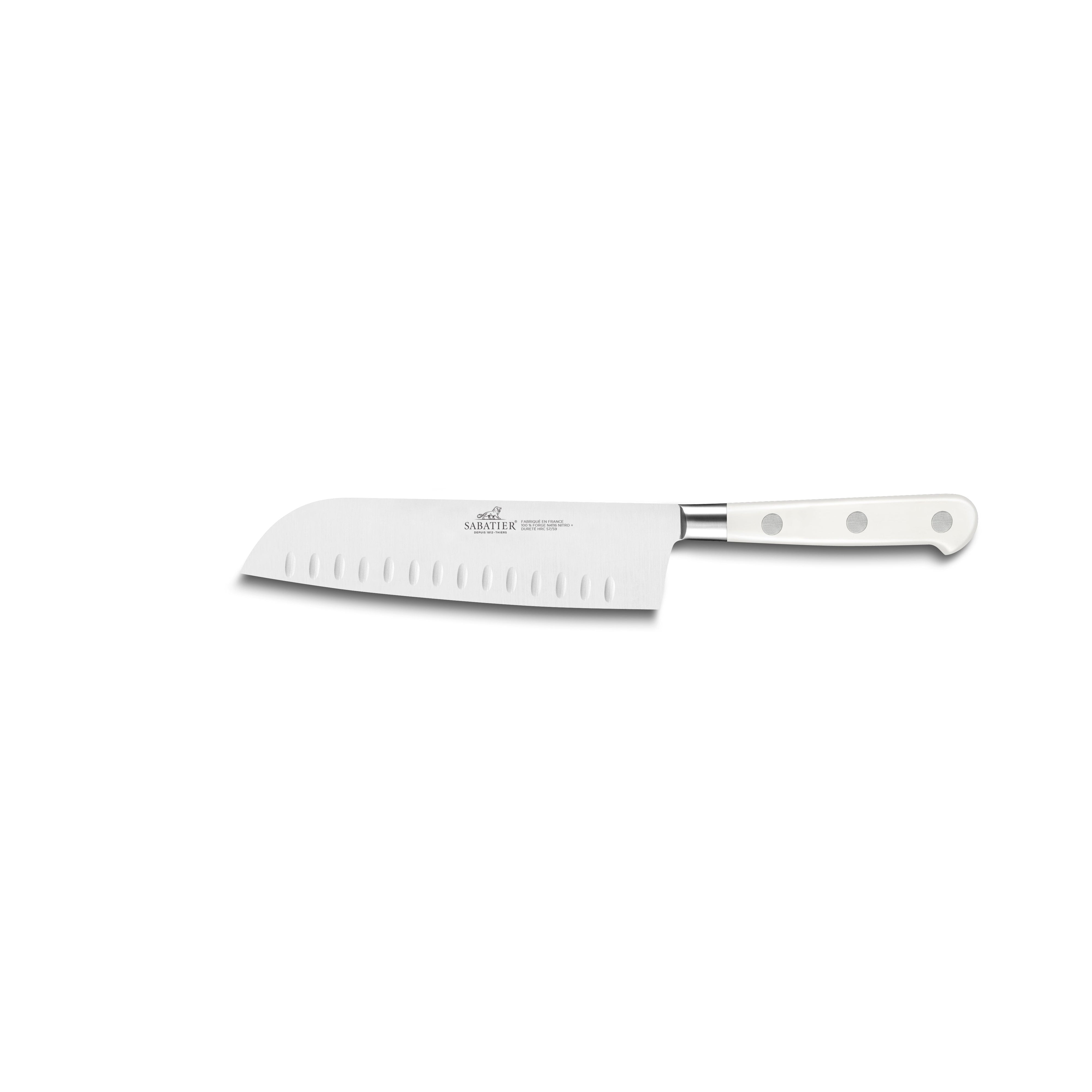 Santoku Knife 18cm - Toque White
