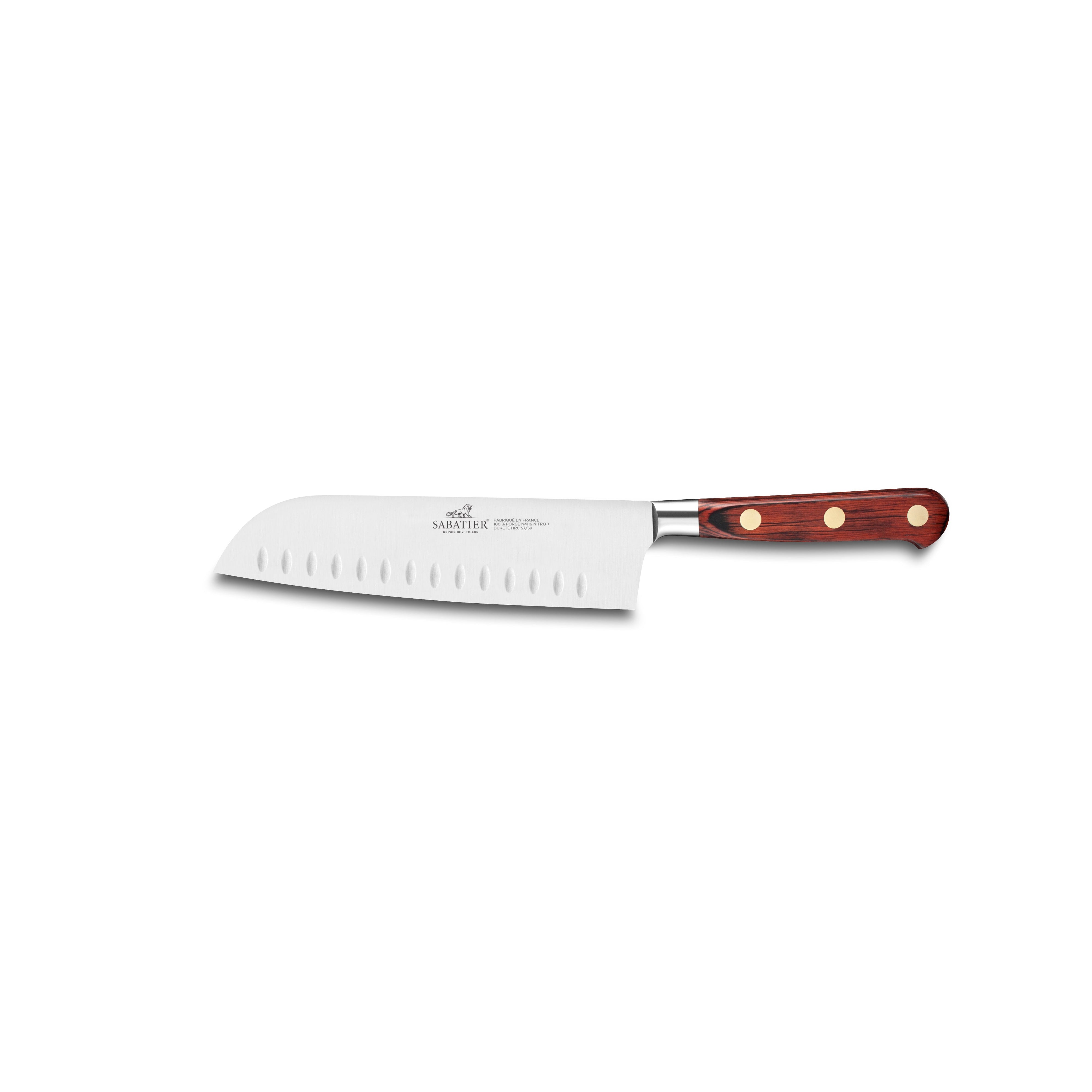 Lion Sabatier 18cm Santoku Knife- Saveur Pakkawood by Lion Sabatier