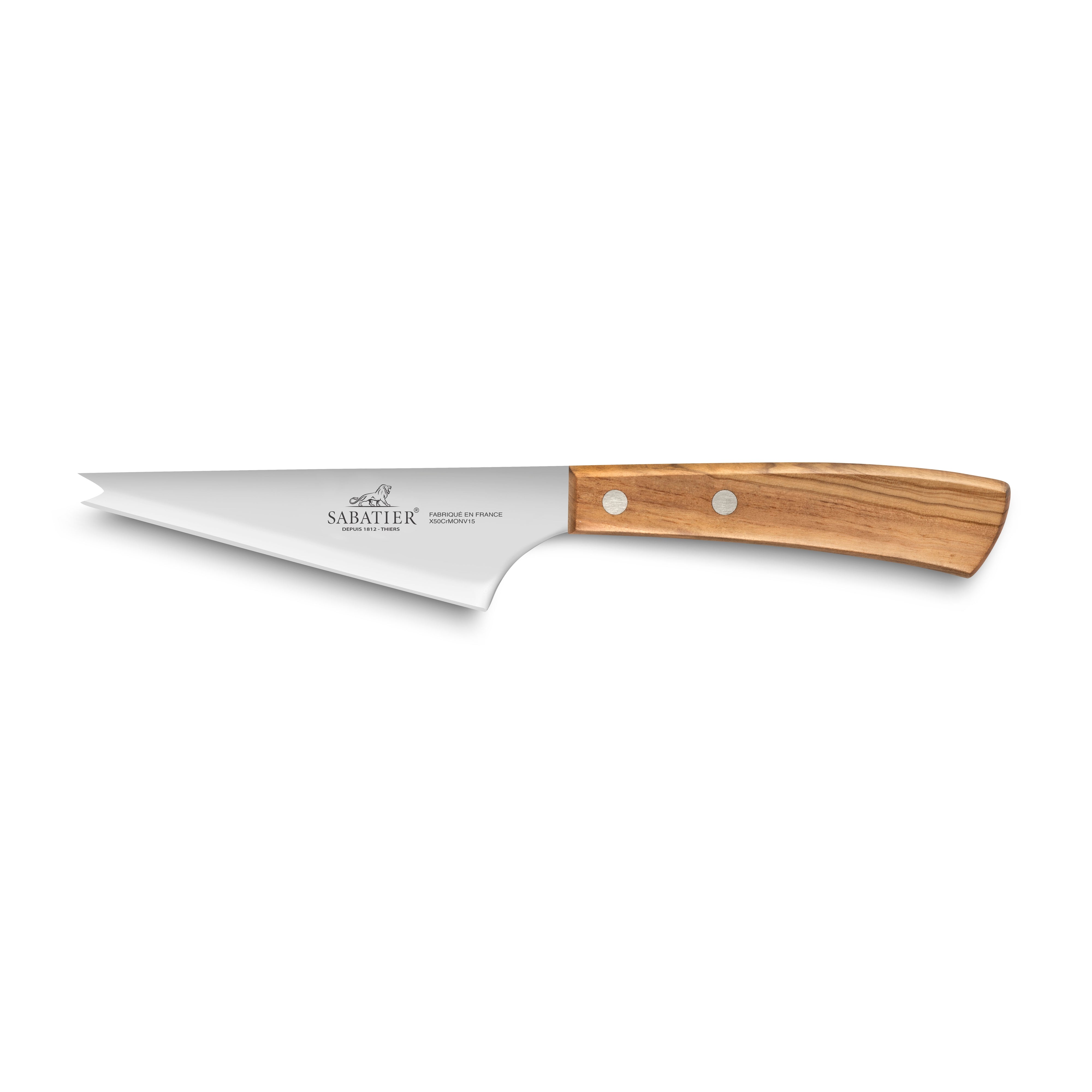 Lion Sabatier 13cm Cheese Knife - Provencao Olivewood by Lion Sabatier