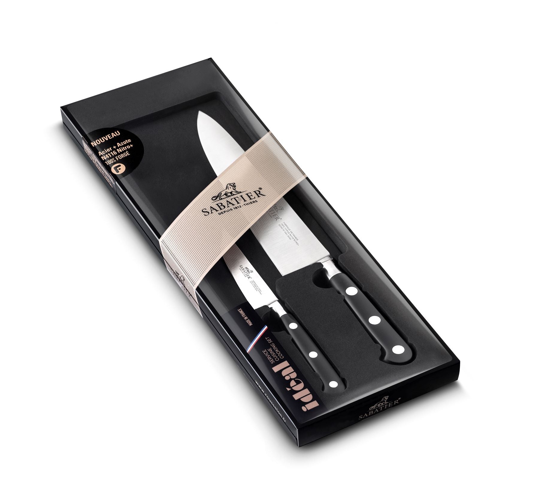 Lion Sabatier Ideal Steel 2pc Set by Lion Sabatier