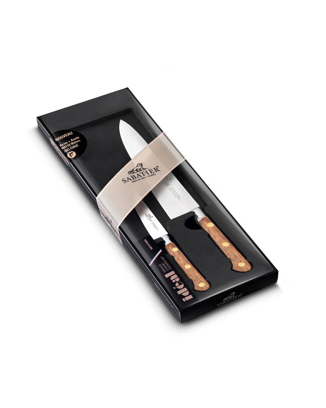 Ideal Perigord 2pc Set - 10cm Paring/20cm Chef Knife
