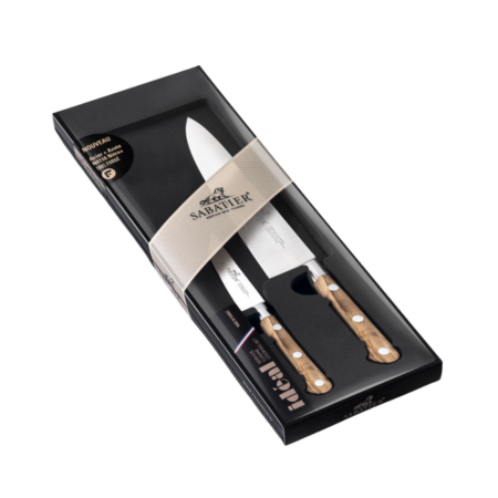 Lion Sabatier 2pc Knife Set €“ 10cm Paring Knife & 20cm Chef€™s Knife €“ Ideal Provençao by Lion Sabatier